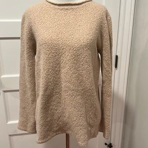 Boucle sweater light pink